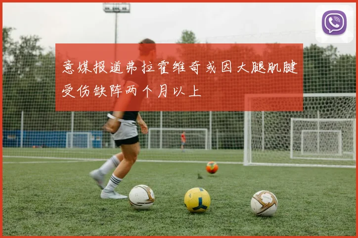 意媒报道弗拉霍维奇或因大腿肌腱受伤缺阵两个月以上